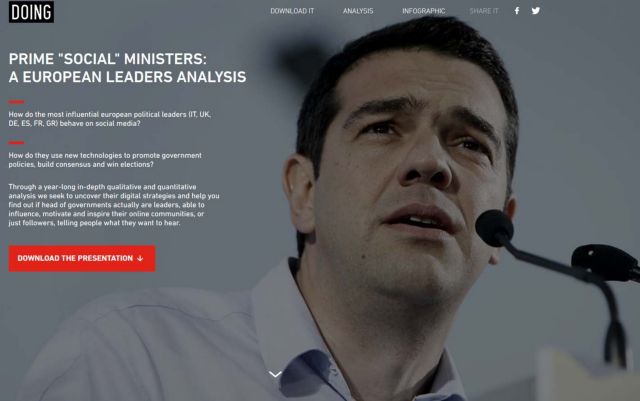 Τσίπρας, ο πιο «διεθνής» Ευρωπαίος ηγέτης στα social media