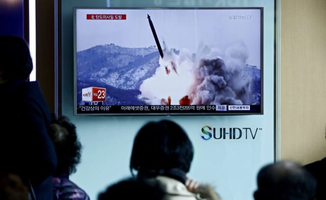 Νέα εκτόξευση πυραύλου από τη Βόρειο Κορέα ως «απάντηση» στις κυρώσεις