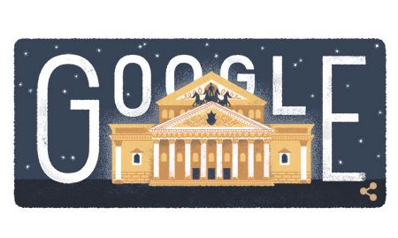 Αφιερωμένο στο Θέατρο Μπολσόι το doodle της Google