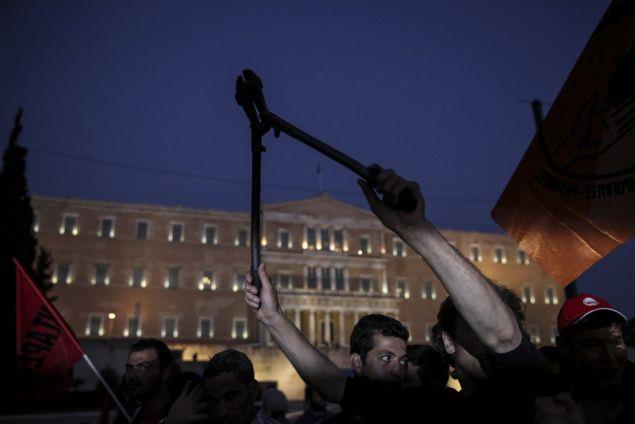 Πορεία προσφύγων στο κέντρο της Αθήνας