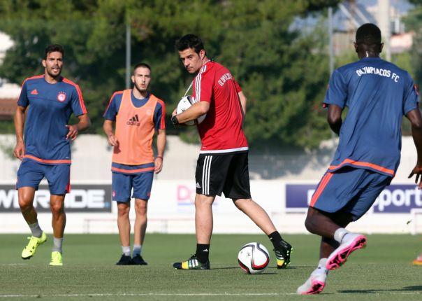 Προπόνηση στο Καραϊσκάκη για τον Ολυμπιακό