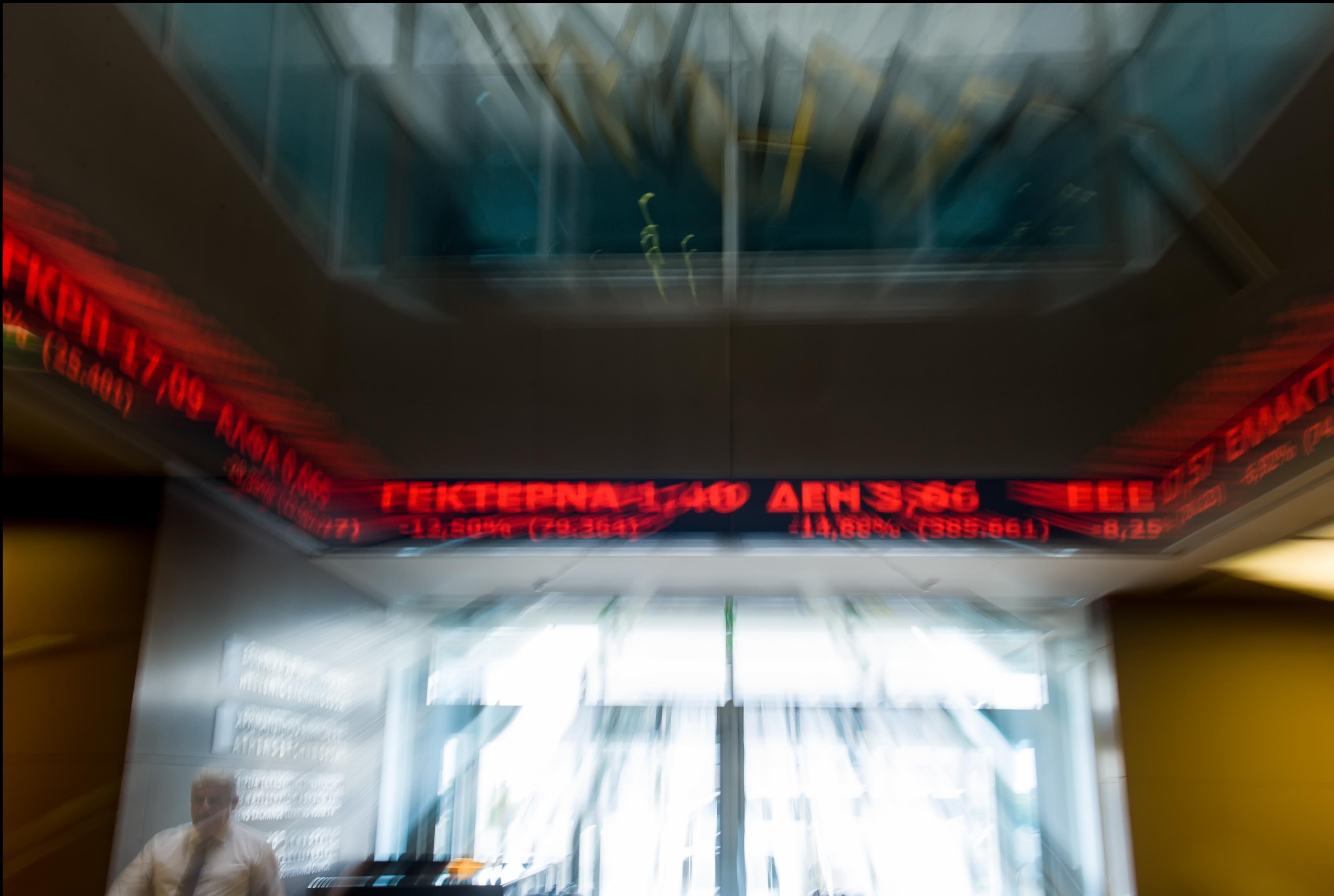 Βουτιά στο Χρηματιστήριο μετά την εμπλοκή στις διαπραγματεύσεις