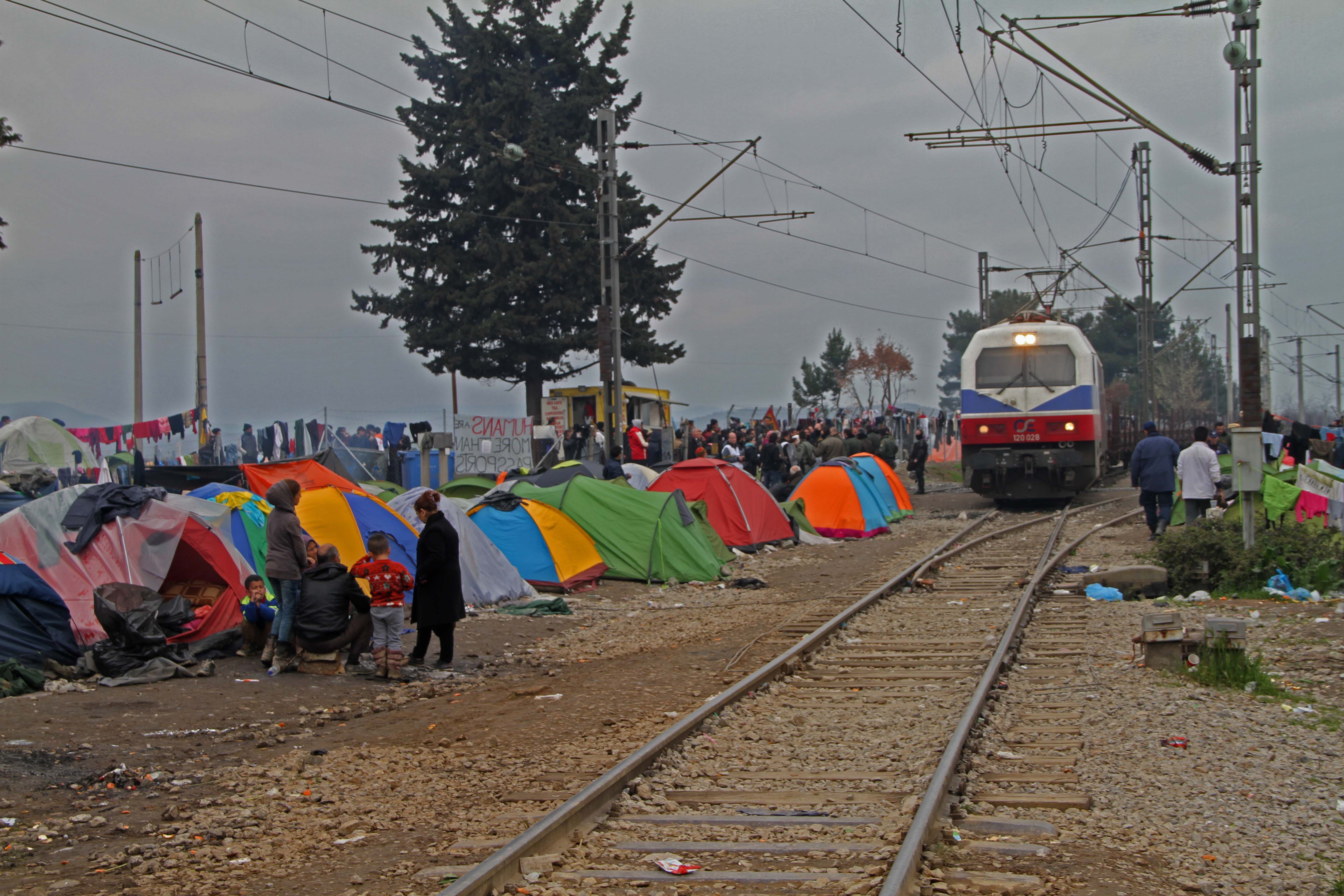 Εκτροχιασμός εξαγωγών στο μπλόκο της Ειδομένης