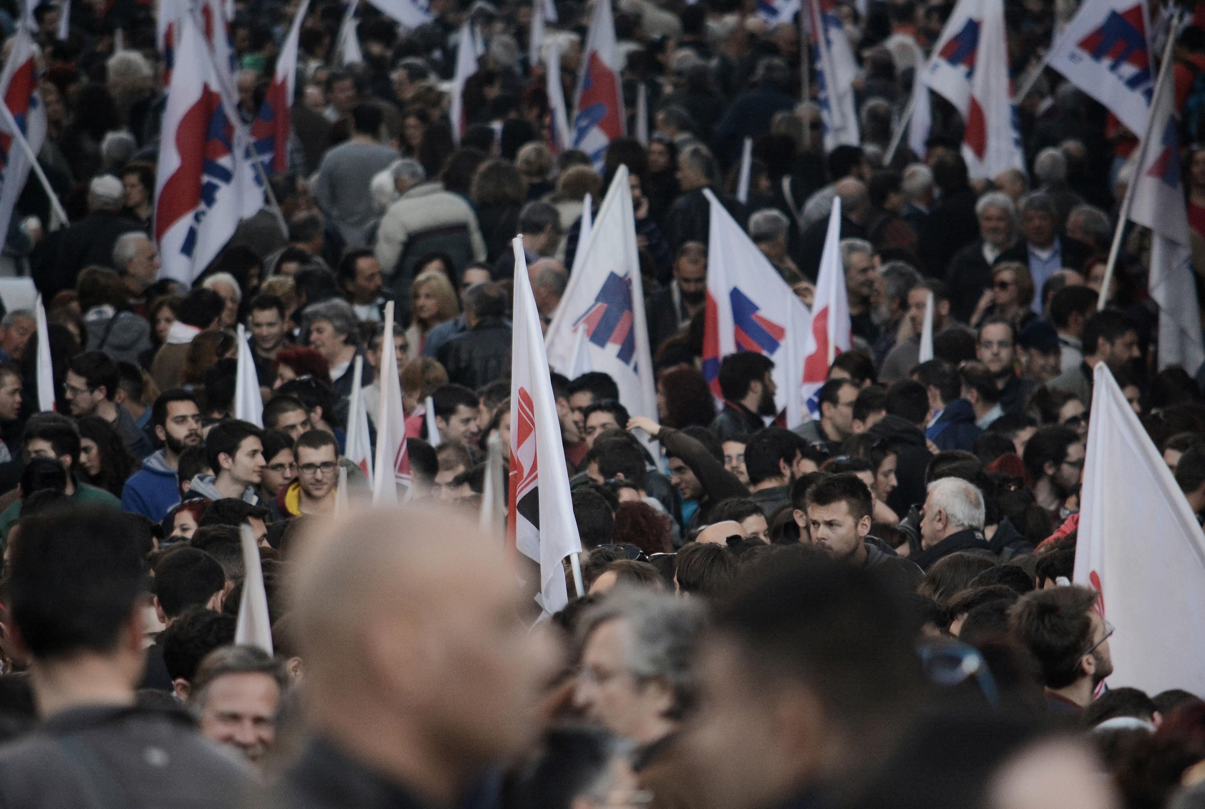 Συλλαλητήριο του ΠΑΜΕ το απόγευμα στα Προπύλαια