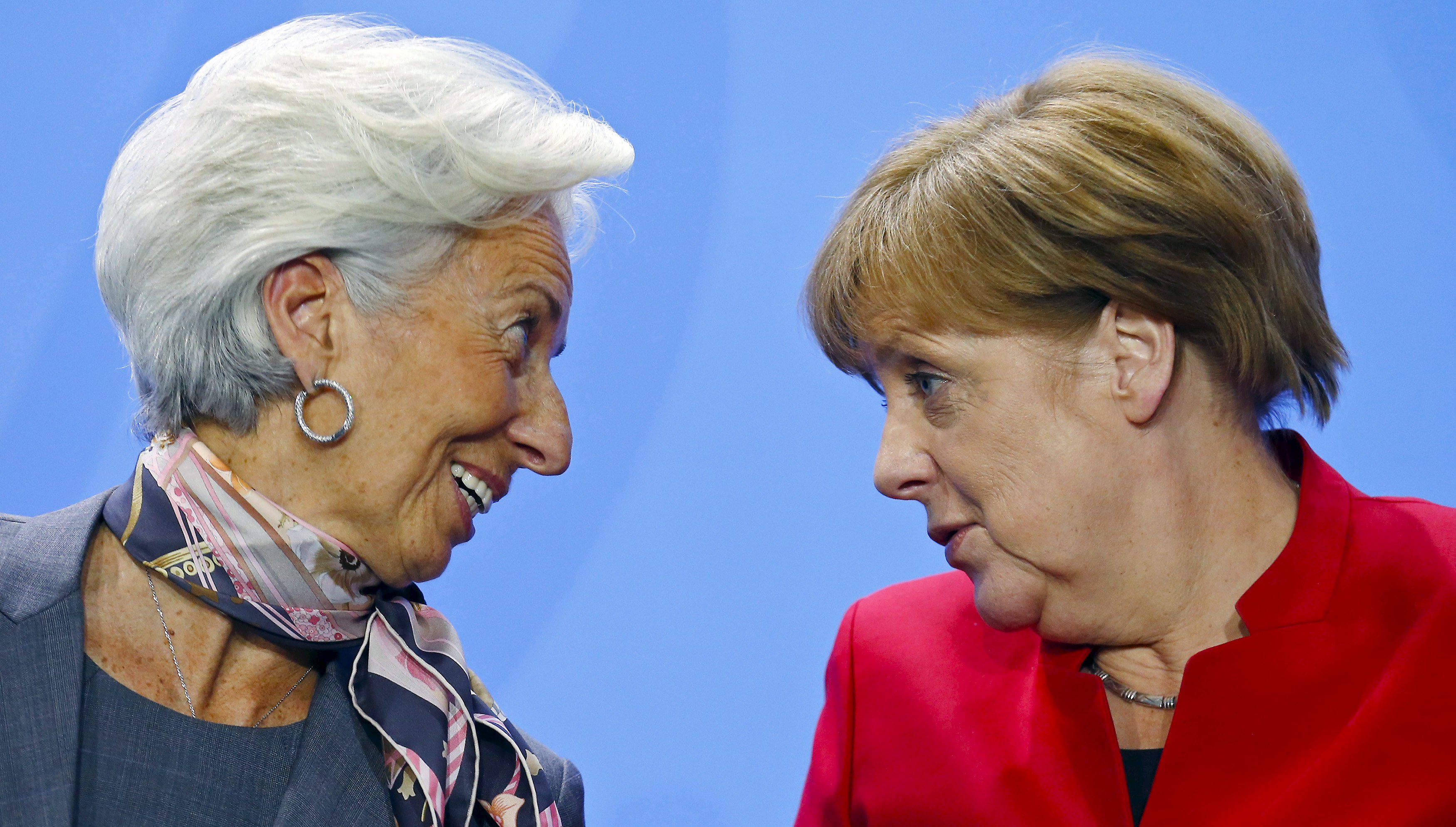 Το ΔΝΤ μένει στην Ελλάδα, συμφωνούν Λαγκάρντ και Μέρκελ