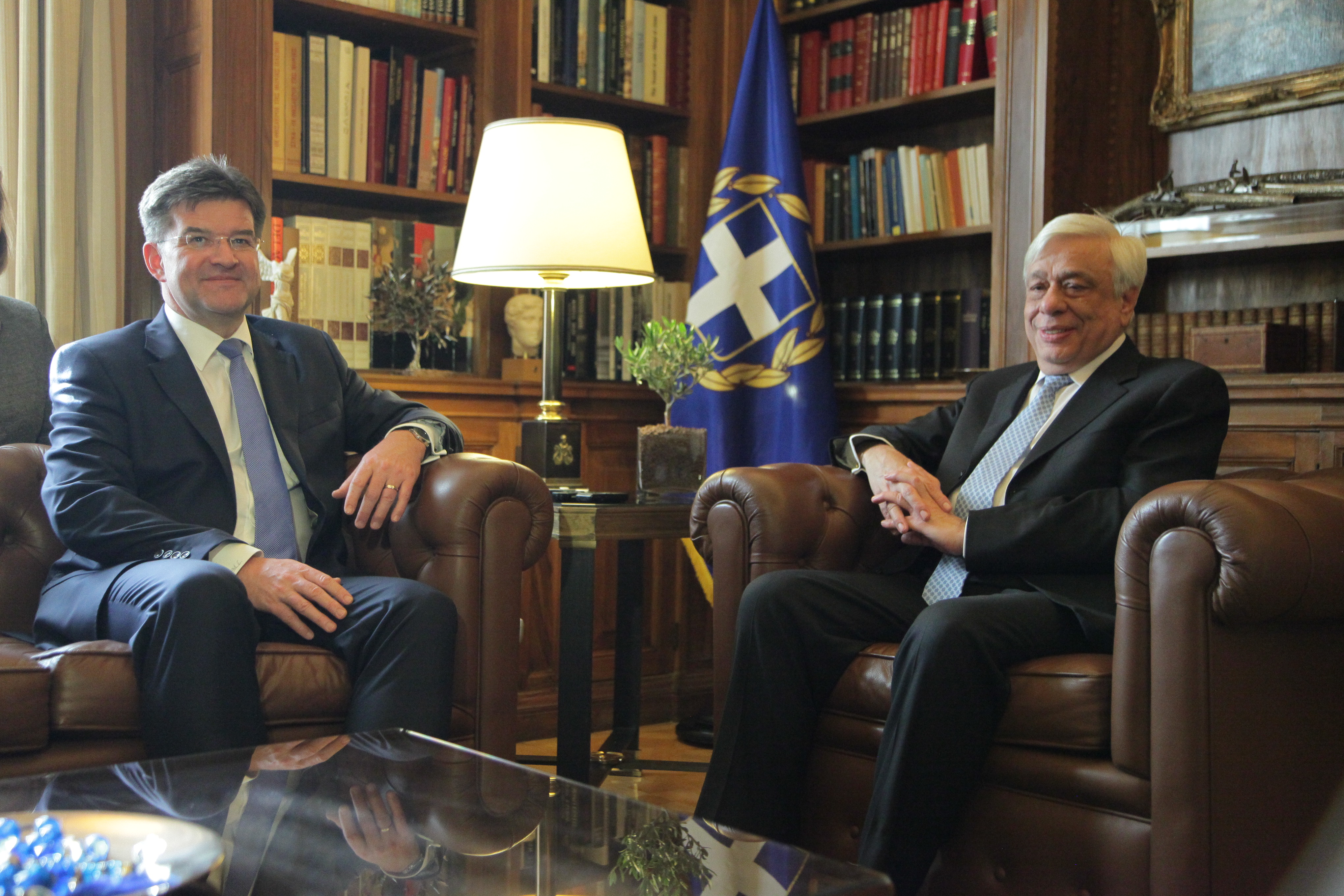 Συνάντηση Παυλόπουλου με τον υπουργό Εξωτερικών της Σλοβακίας