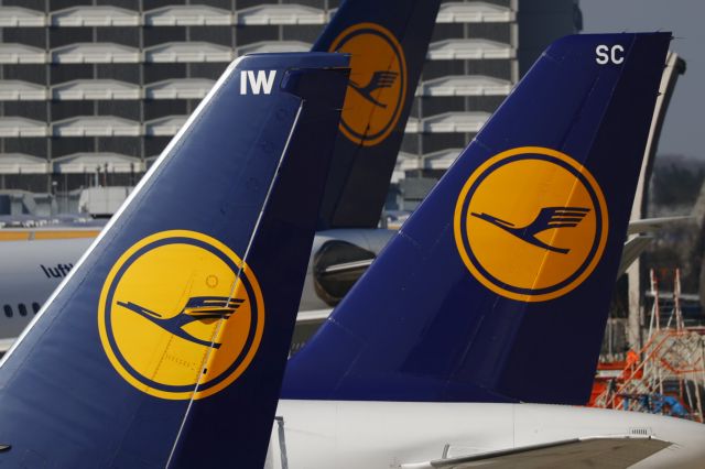 Ακυρώνονται 900 πτήσεις της Lufthansa από και προς Γερμανία την Τετάρτη