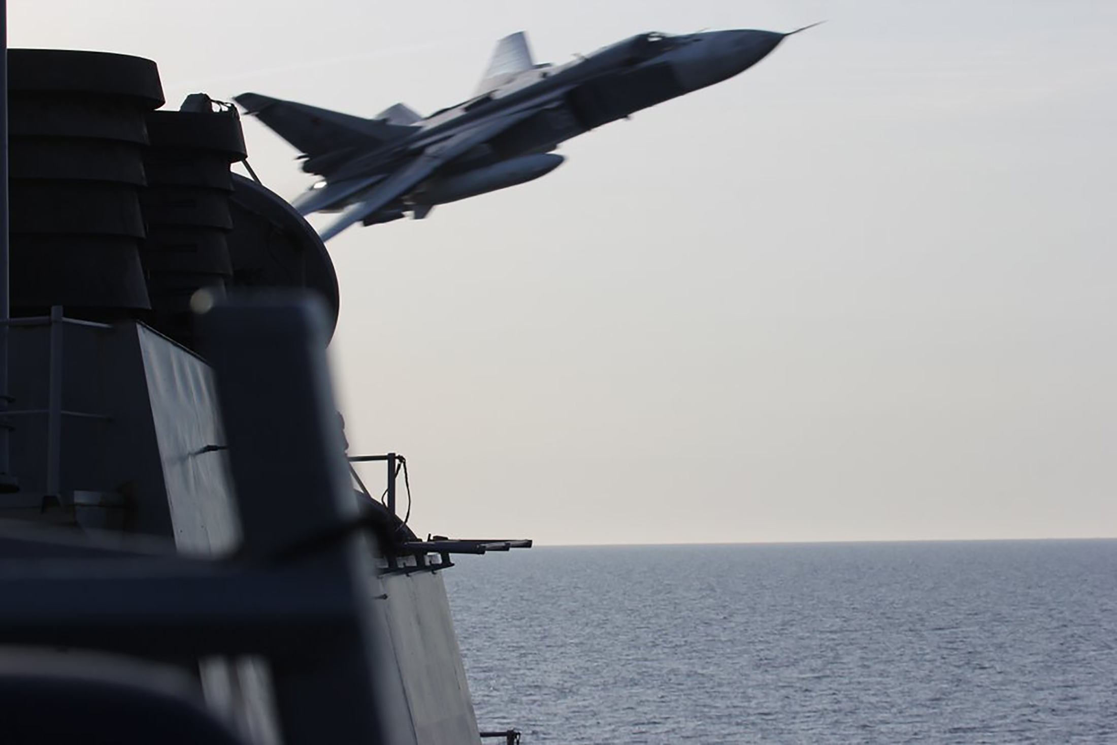 Ρωσική «εικονική επίθεση» σε αμερικανικό πολεμικό πλοίο