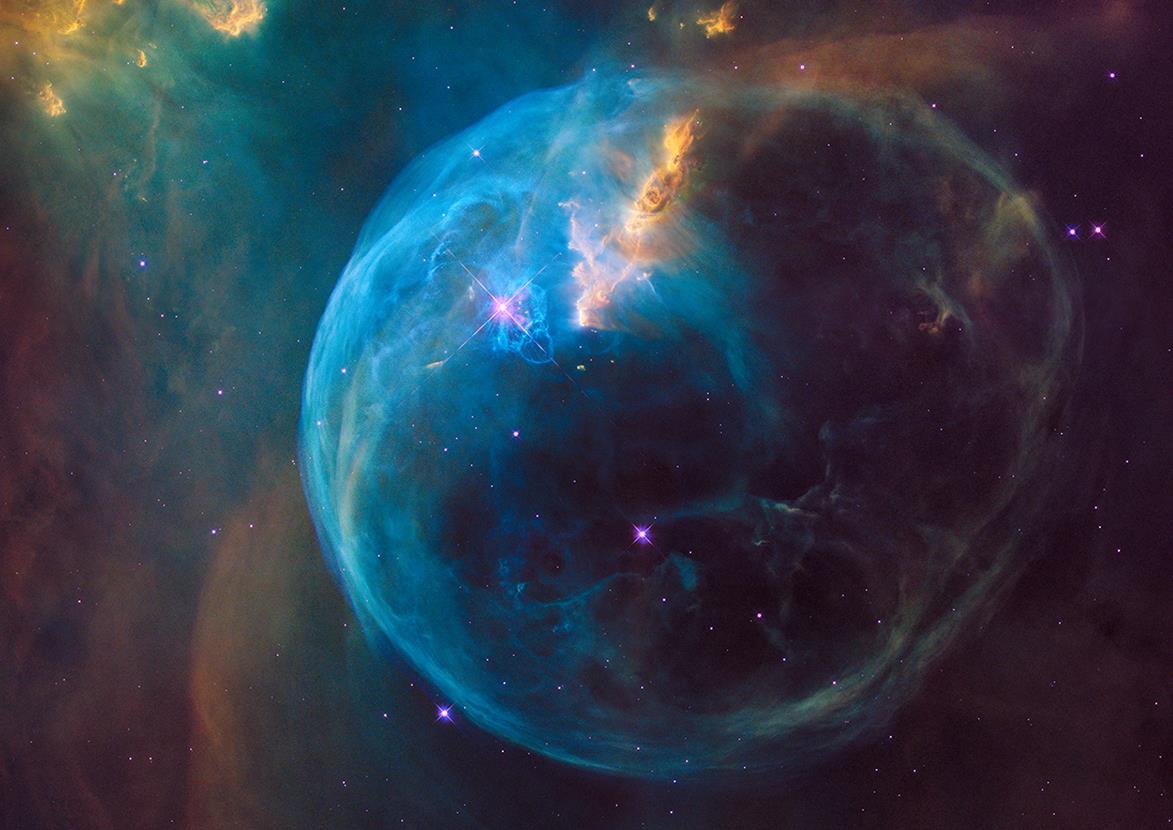 Το Hubble βλέπει μια κοσμική φυσαλίδα να φουσκώνει