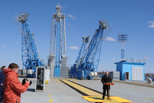 Ο Πούτιν εγκαινιάζει το νέο κοσμοδρόμιο του Βοστότσνι