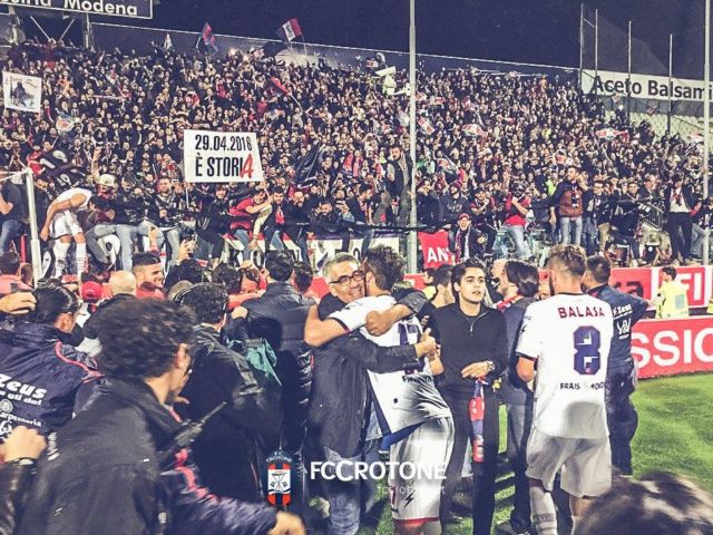 Ιστορική άνοδος της Κροτόνε στην Serie A