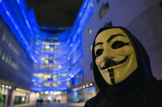 «Επίθεση» των Anonymous στην Τράπεζα της Ελλάδος