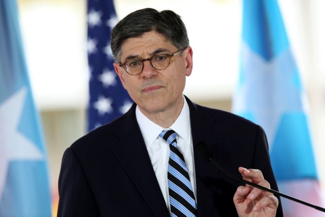 Υπέρ της ελάφρυνσης του χρέους τάχθηκε και πάλι ο Τζακ Λιου