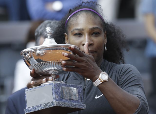H Σερένα Γουίλιαμς πήρε το τρόπαιο στο τουρνουά της Ρώμης