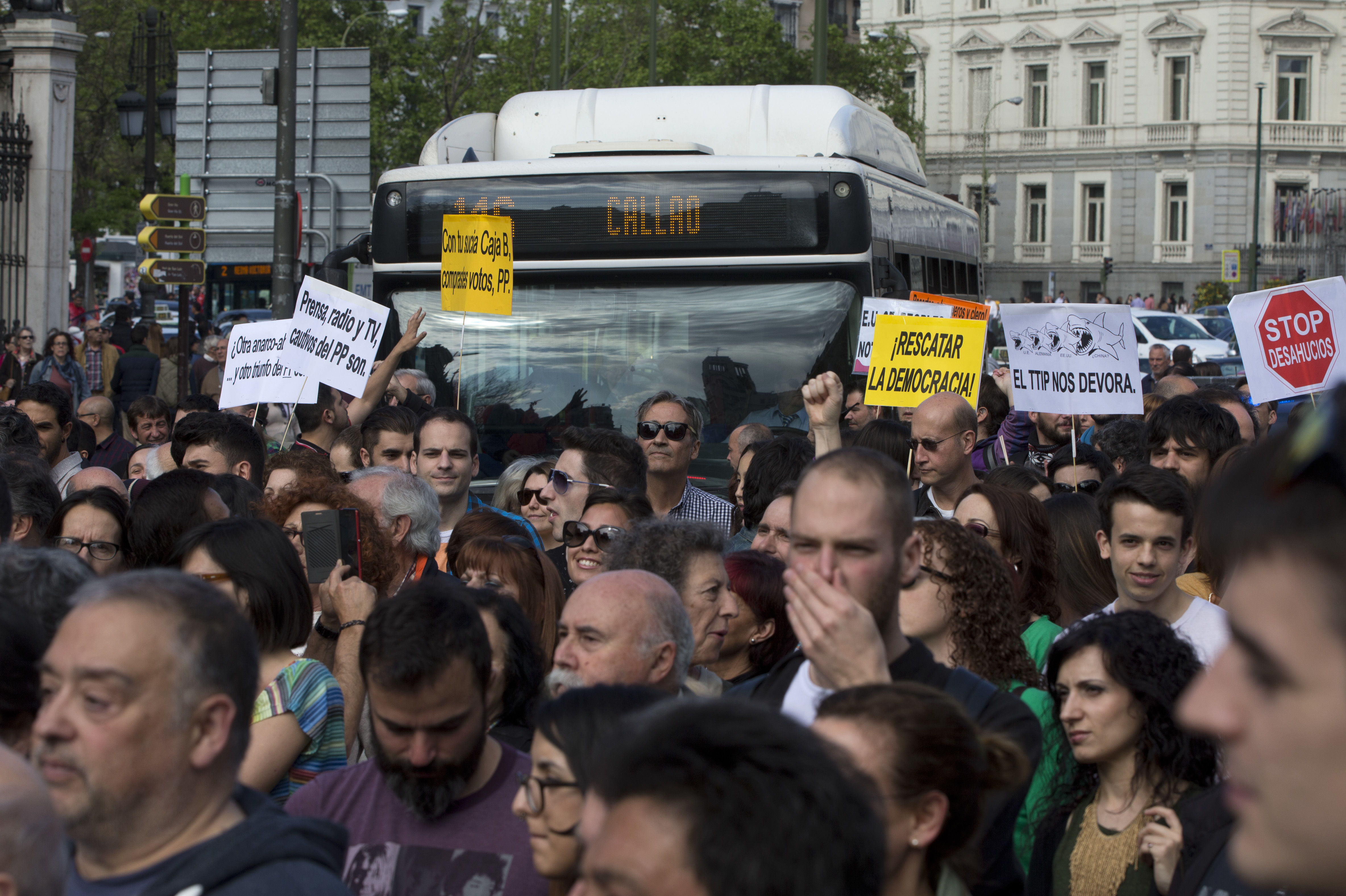 Πέντε χρόνια «Αγανακτισμένοι» με διαδήλωση στη Μαδρίτη