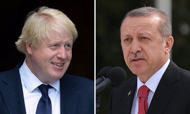 O Μπόρις Τζόνσον κερδίζει διαγωνισμό προσβλητικής ποίησης κατά του Ερντογάν