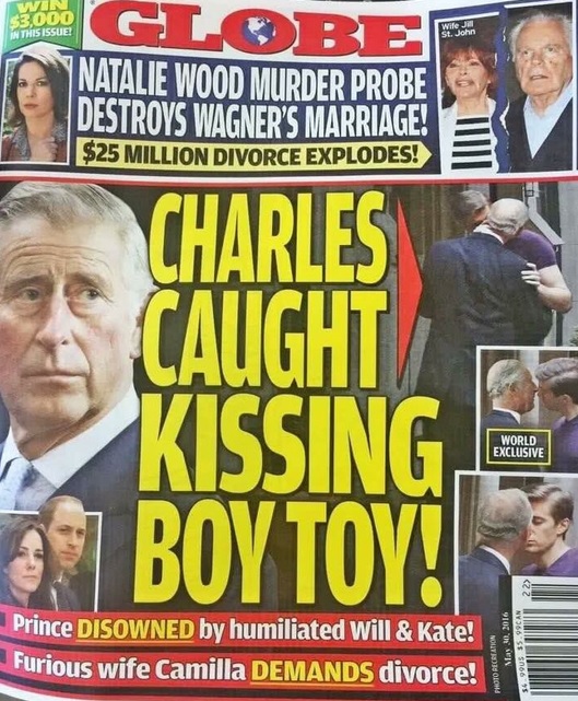 Ταμπλόιντ δημοσιεύει φωτογραφία του πρίγκιπα Κάρολου να φιλάει νεαρό
