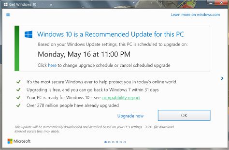 Πώς εγκρίνατε την εγκατάσταση των Windows 10; Κάνατε κλικ στο X