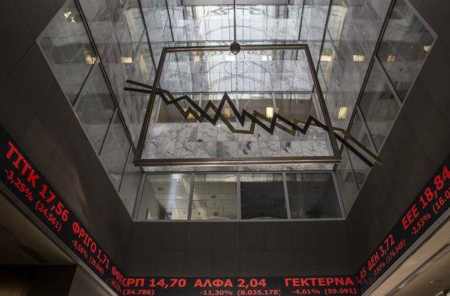 Η πτώση στις ευρωπαϊκές αγορές συμπαρασύρει το Χρηματιστήριο