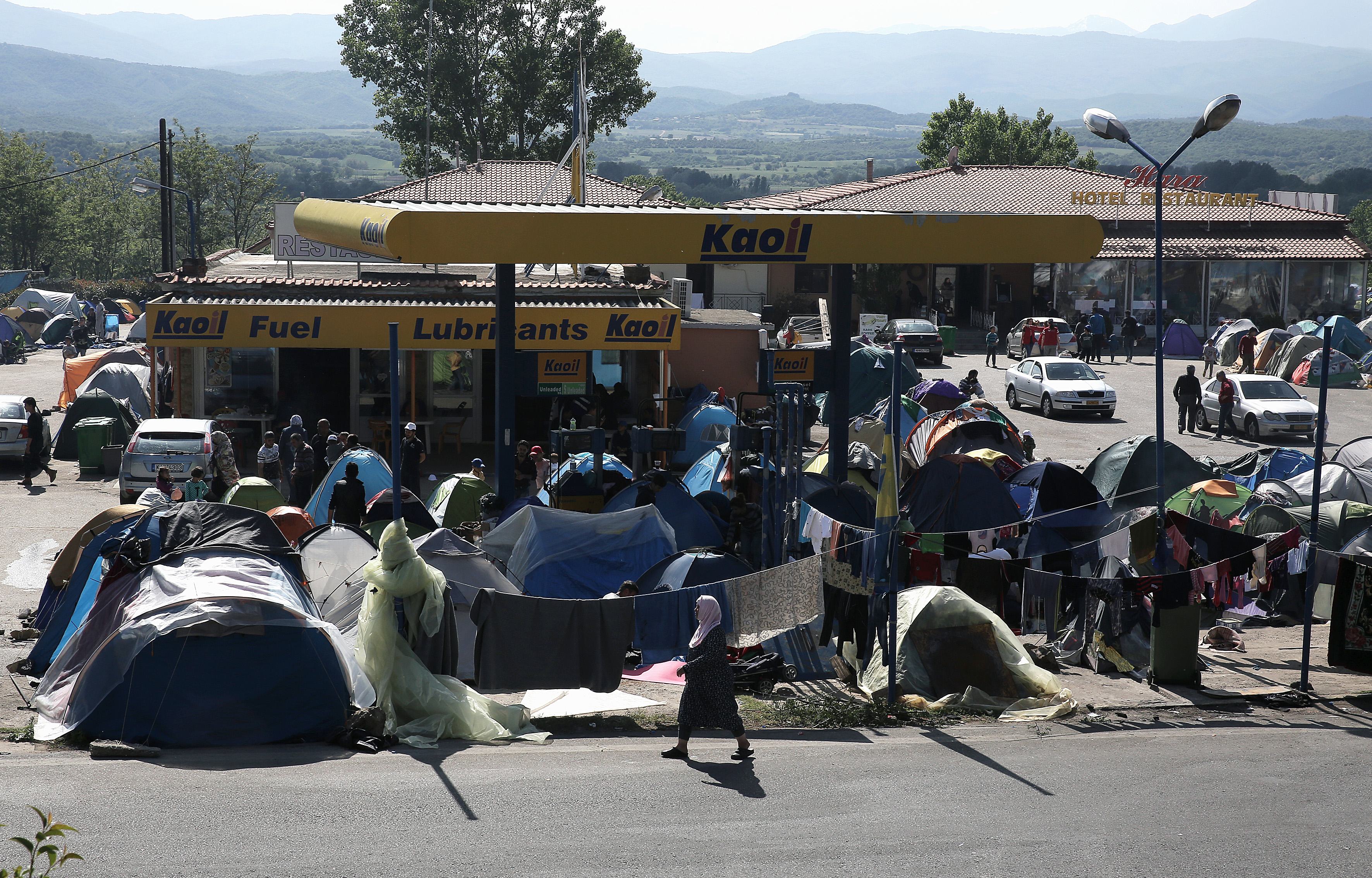 Κιλκίς: Εκκενώθηκε άτυπος καταυλισμός προσφύγων στην ΠΑΘΕ