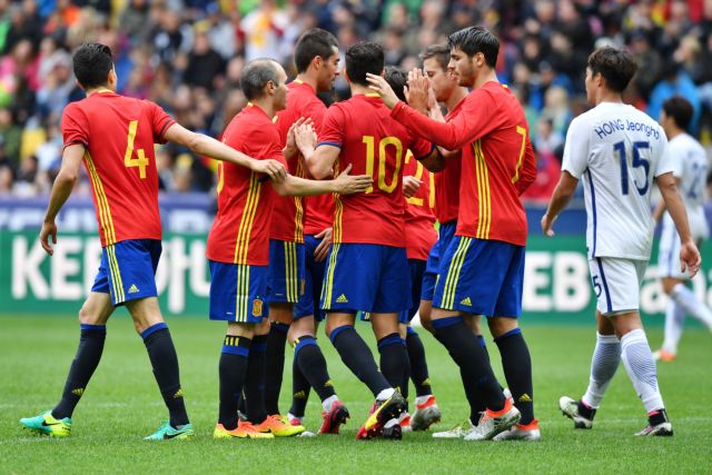 «Σαρωτική» η Ισπανία με τη Ν.Κορέα σε φιλικό προετοιμασίας εν όψει Euro