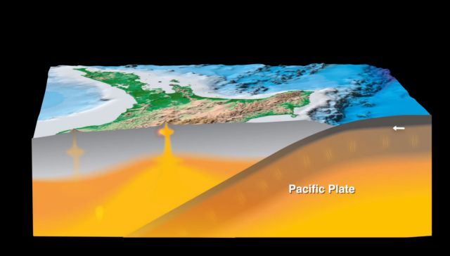 Θάλαμος μάγματος σιγοβράζει κάτω από χωριό της Νέας Ζηλανδίας