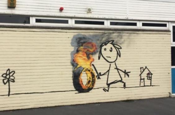 Έργο-έκπληξη του Μπάνκσι σε δημοτικό σχολείο στο Μπρίστολ