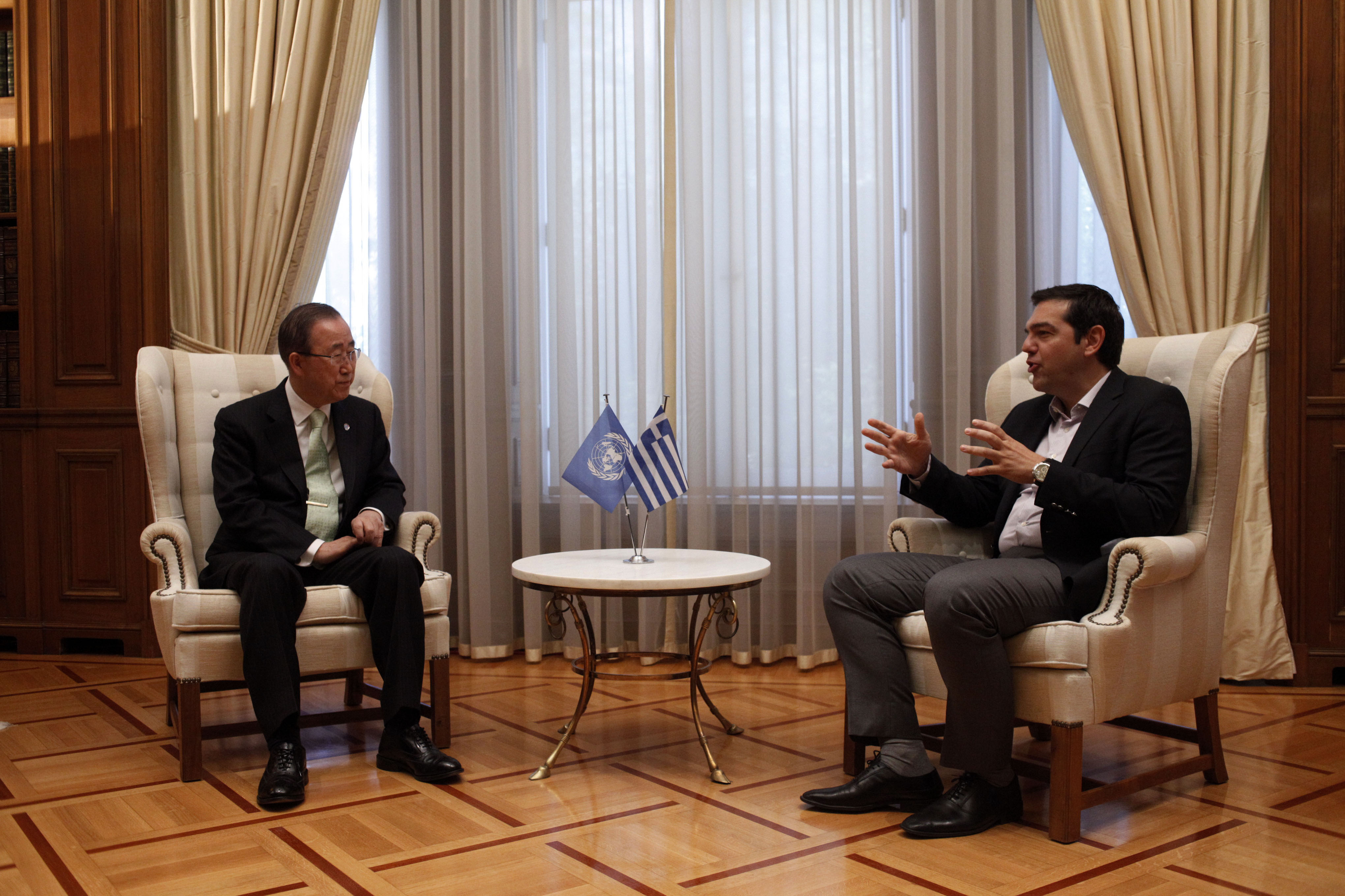 Μπαν Γκι Μουν: Μεγάλη πρόκληση για την Ελλάδα το προσφυγικό