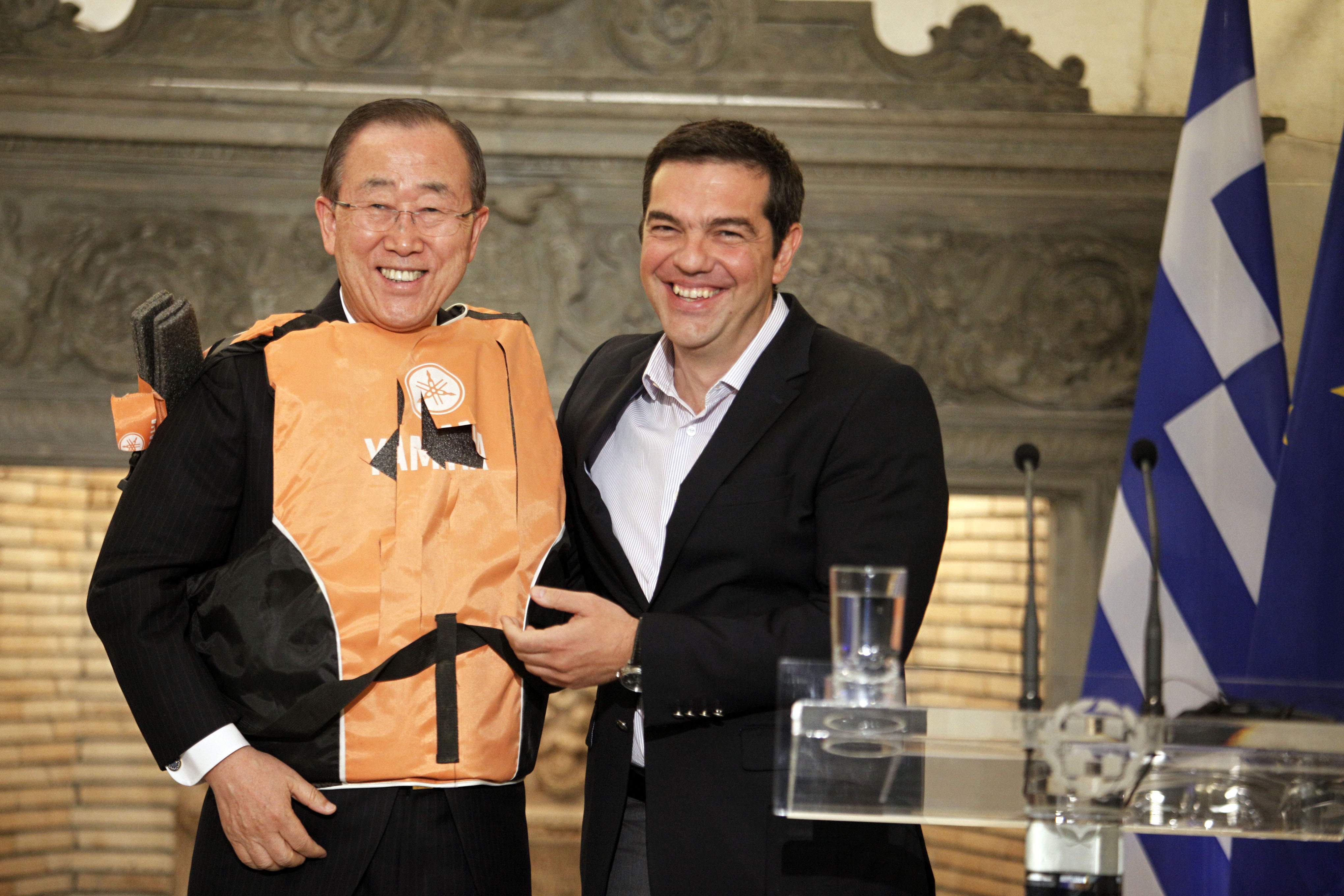 Σωσίβιο πρόσφυγα το δώρο του Αλ.Τσίπρα στον ΓΓ του ΟΗΕ