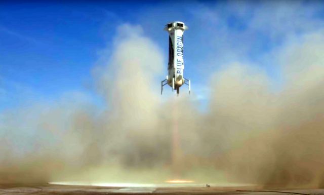 Το διαστημόπλοιο του Τζεφ Μπέζος σε επιτυχές κρας τεστ – Βίντεο