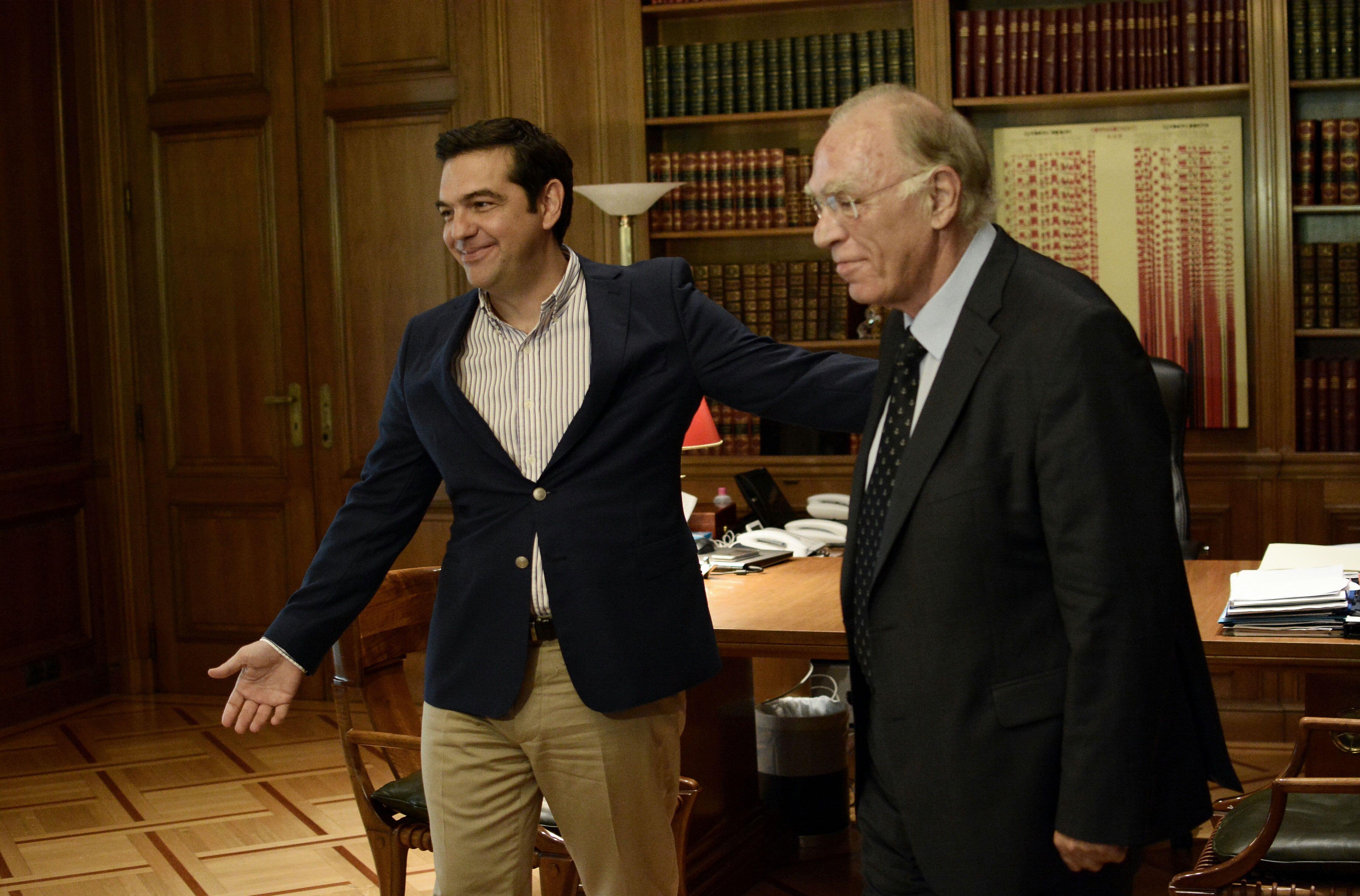 Με Brexit ξεκίνησε η συνάντηση Τσίπρα – Λεβέντη