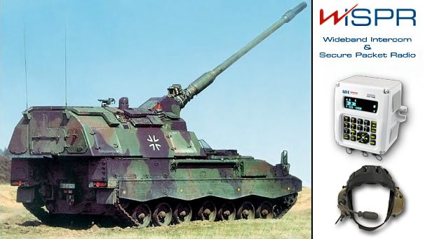 WiSPR από την INTRACOM Defense στα αυτοκινούμενα πυροβόλα του Γερμανικού Στρατού