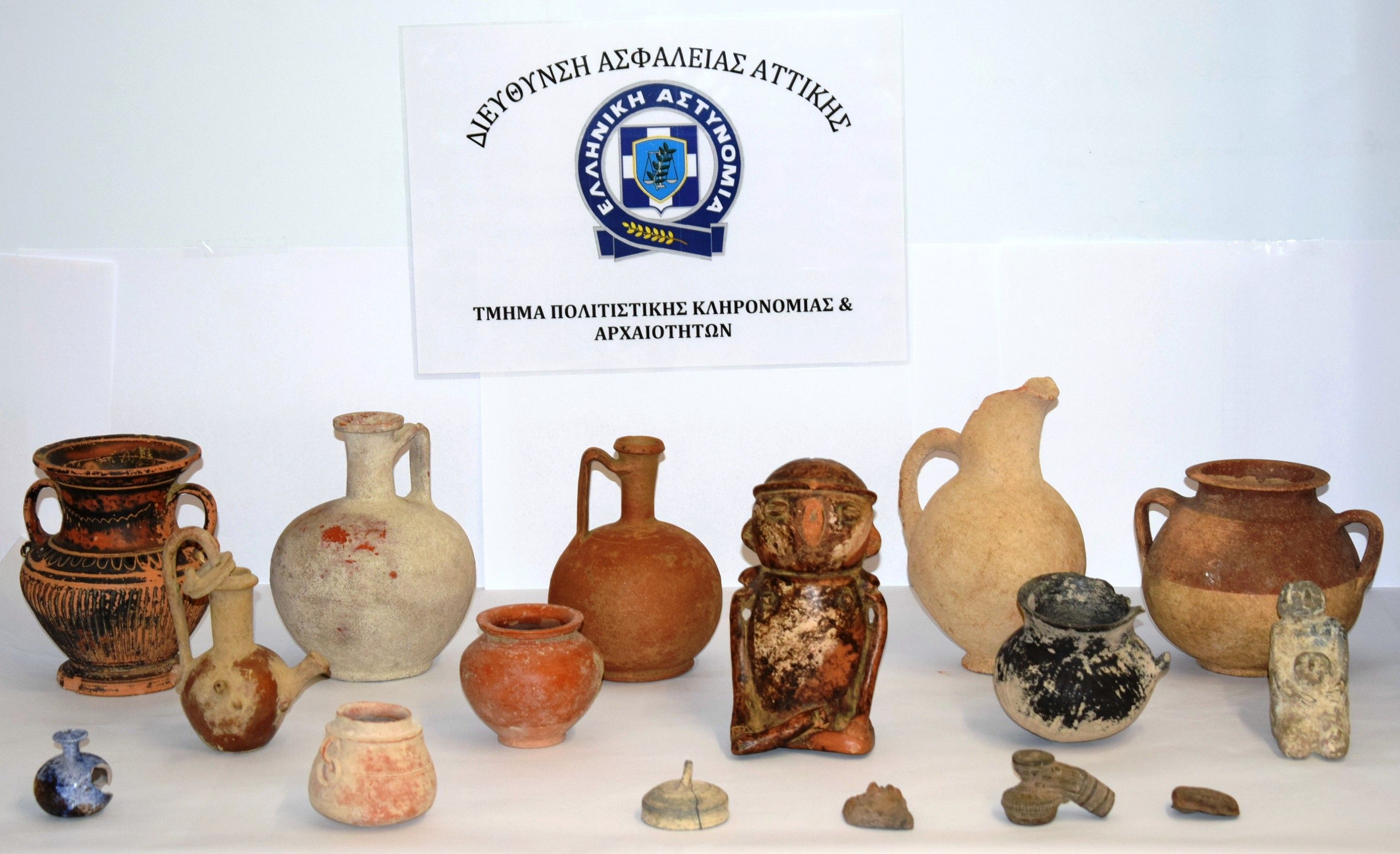 Οι αστυνομικοί «χάλασαν» αγοραπωλησία αρχαίων αντικειμένων