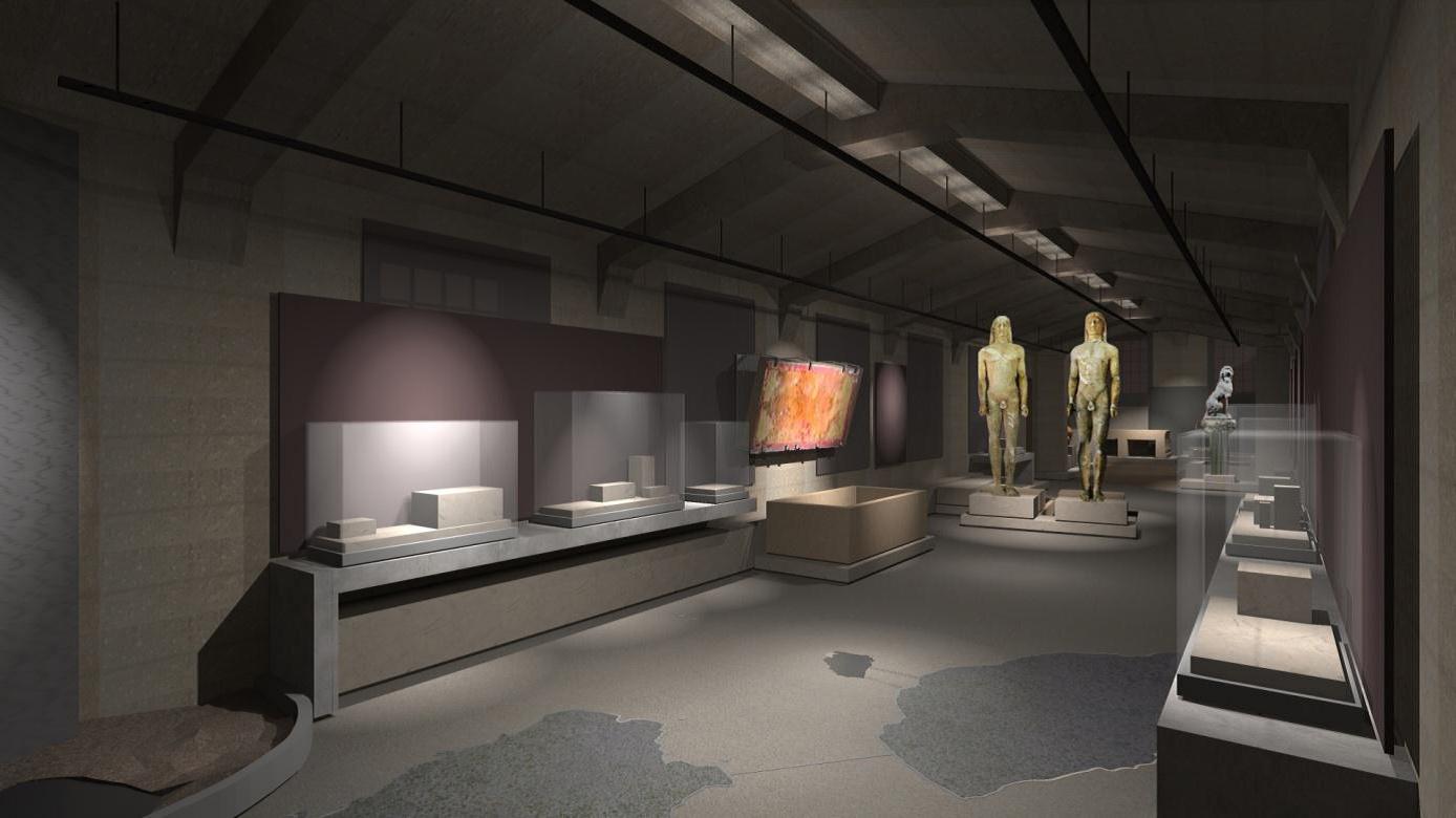 Οι «δίδυμοι Κούροι» στο ανακαινισμένο Αρχαιολογικό Μουσείο Κορίνθου
