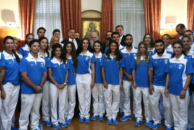 Με τις ευχές του Ιερώνυμου οι αθλητές πηγαίνουν στο Ρίο