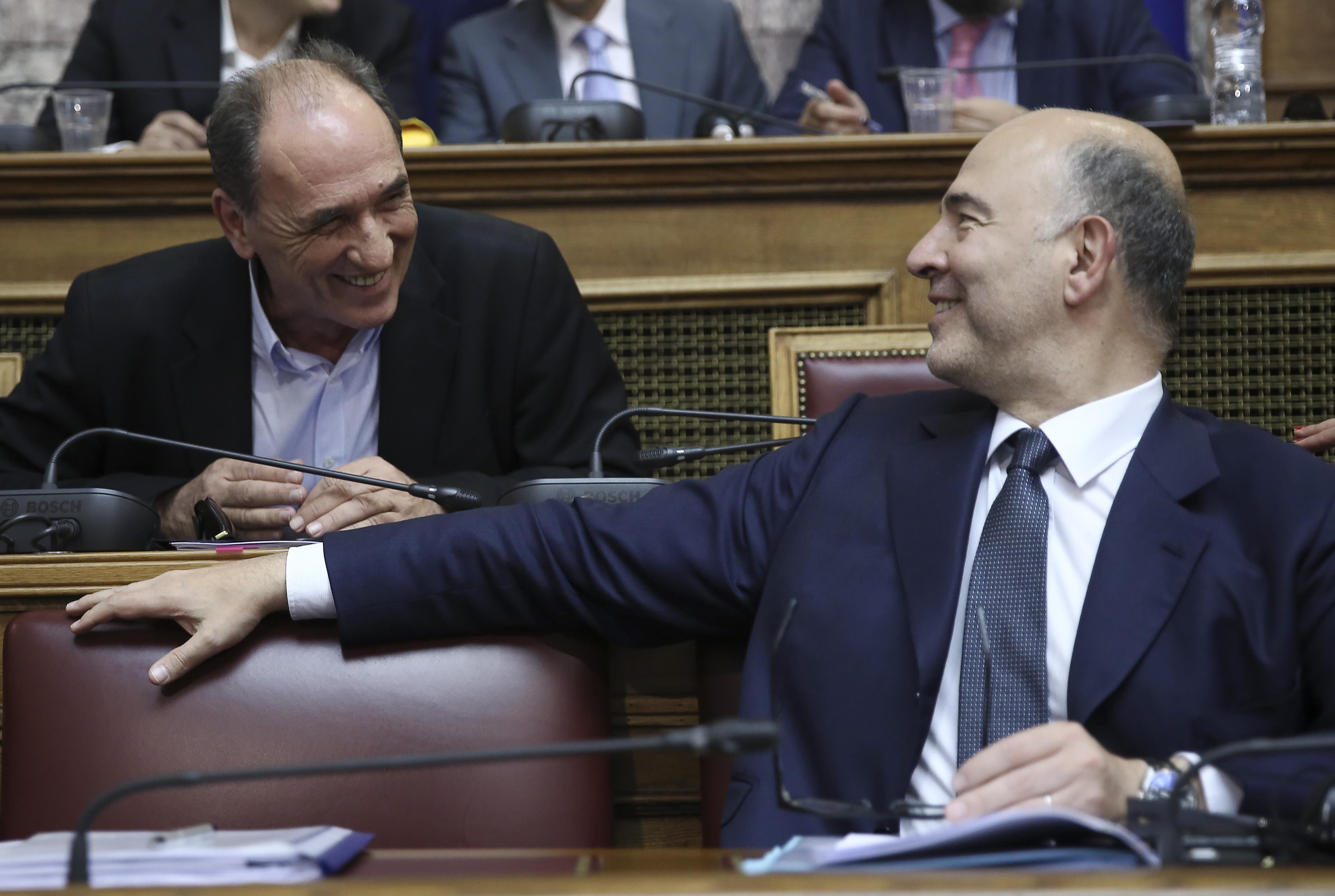 «Θα βοηθήσω προς όφελος της Ελλάδας» δήλωσε ο Π.Μοσκοβισί στη Βουλή