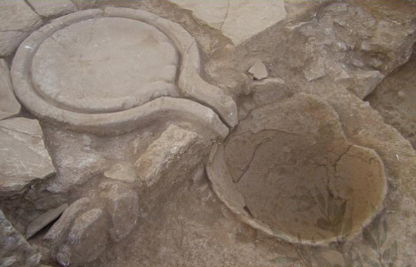 Στο Aρχαιολογικό Mουσείο Μυτιλήνης το αρχαίο ελαιουργείο