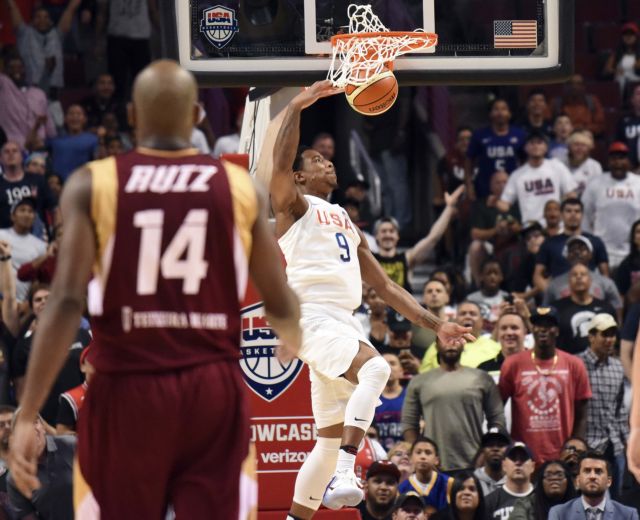 Σε κακή βραδιά οι ΗΠΑ συνέτριψαν… μόνο με 35 πόντους τη Βενεζουέλα