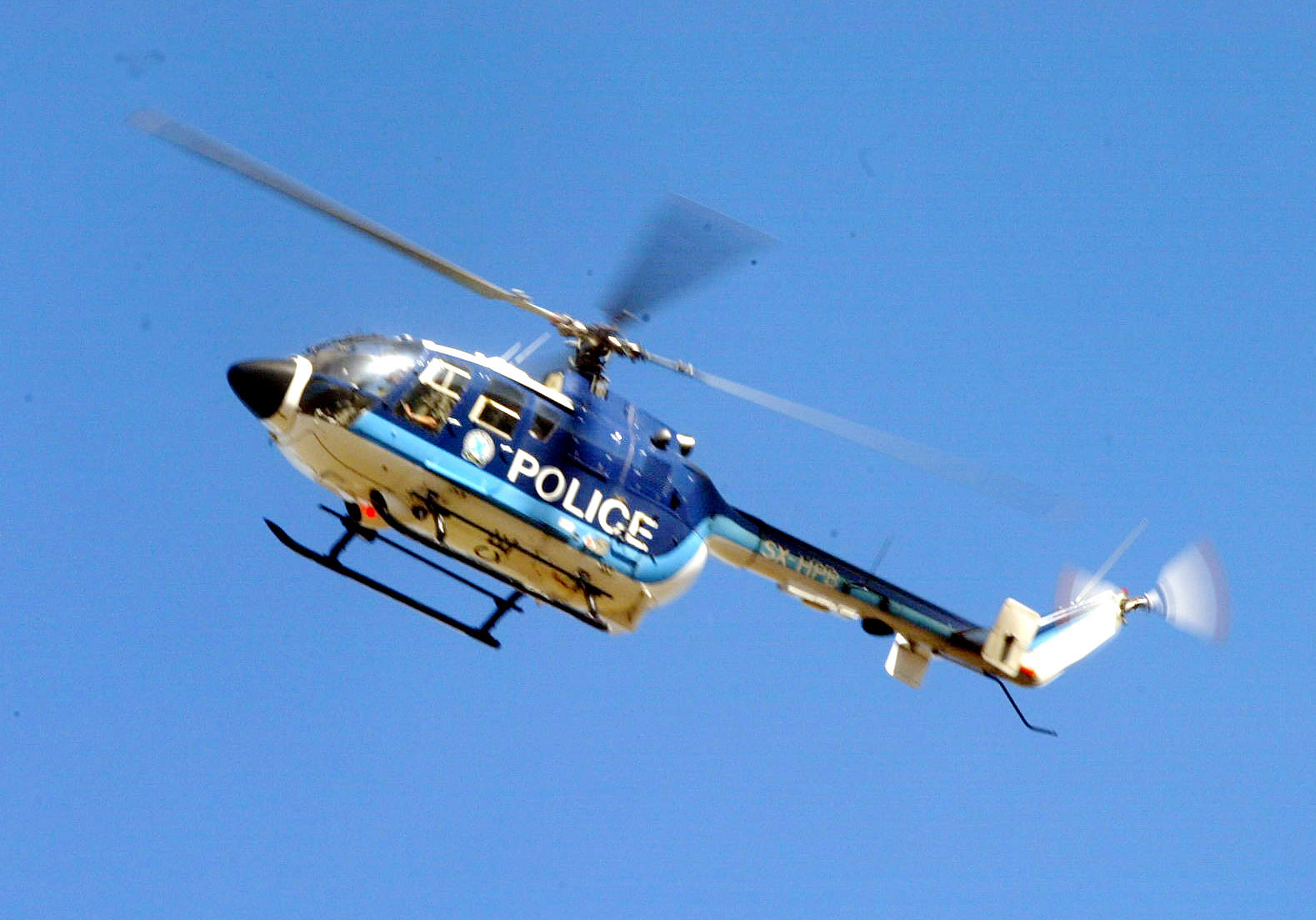 Και ελικόπτερα στην τροχονομική επιτήρηση της διαδρομής Θεσσαλονίκη-Χαλκιδική