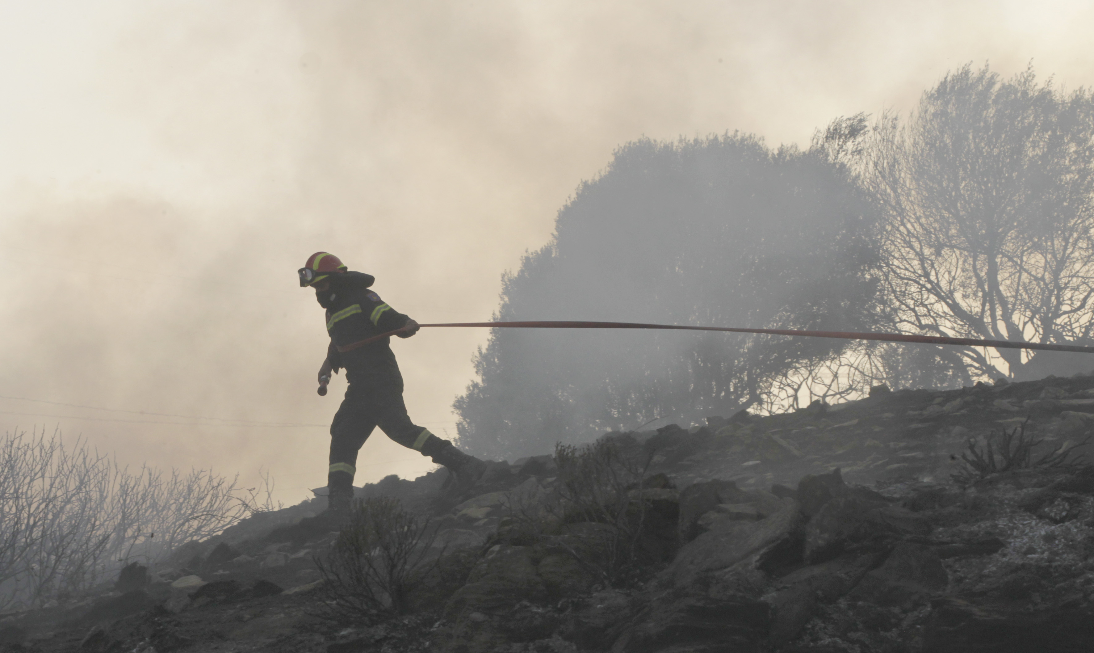 Νεκρός πυροσβέστης σε φωτιά στη Βοιωτία