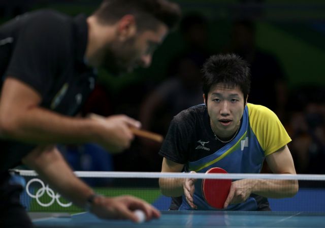 Πινγκ πονγκ: Λύγισε κόντρα στον Μιζουτάνι ο Γκιώνης