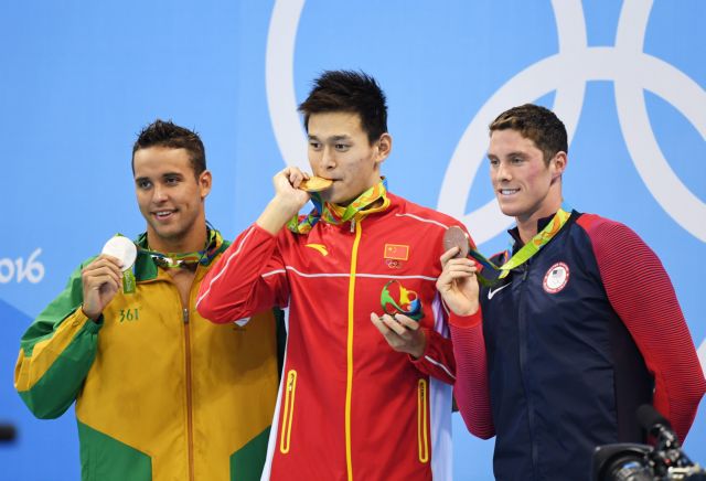 Κολύμβηση: Η απάντηση του Σουν Γιανγκ με χρυσό, το δεύτερο της Χόζου και οι άλλοι