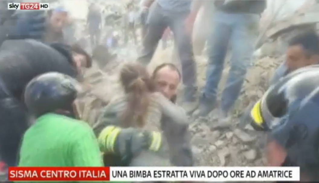 Τζούλια και Τζόρτζια, ελπίδα στα συντρίμμια του Αματρίτσε