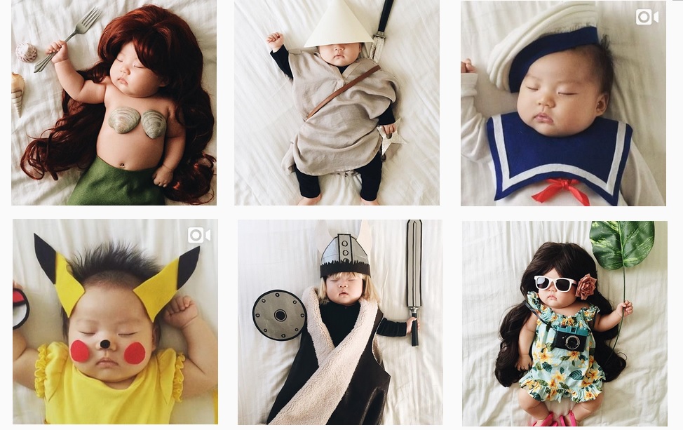 Μητέρα κατακτά το Instagram ντύνοντας την κόρη της… τα πάντα
