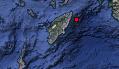 Σεισμός 4,1 βαθμών ανατολικά της Ρόδου