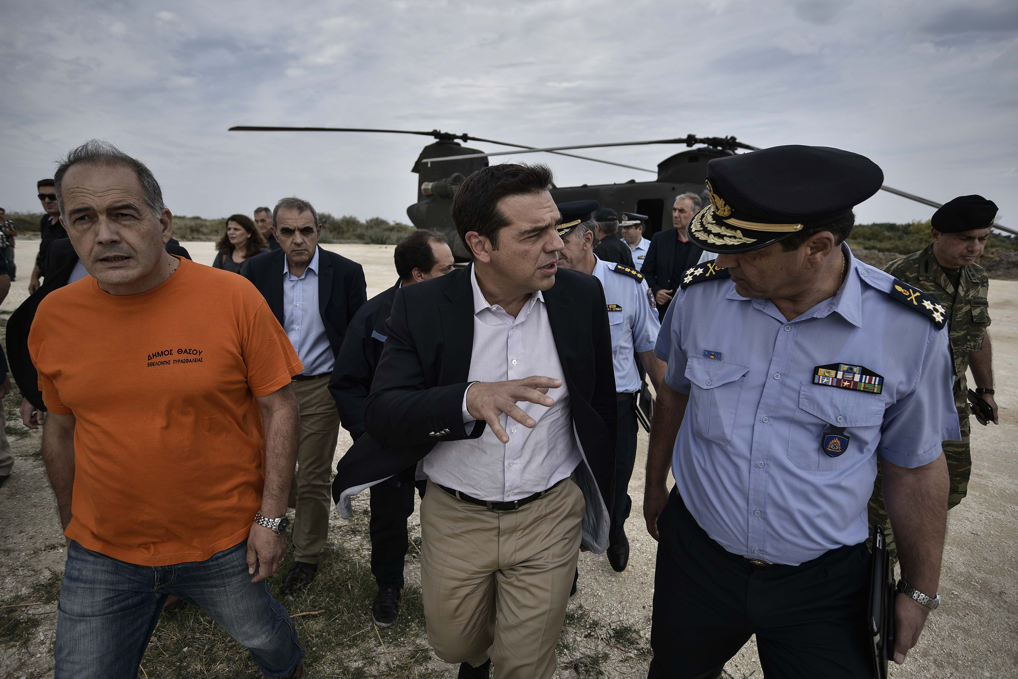 Θάσος: Μέτρα για την ανακούφιση των πυρόπληκτων ανακοίνωσε ο Τσίπρας