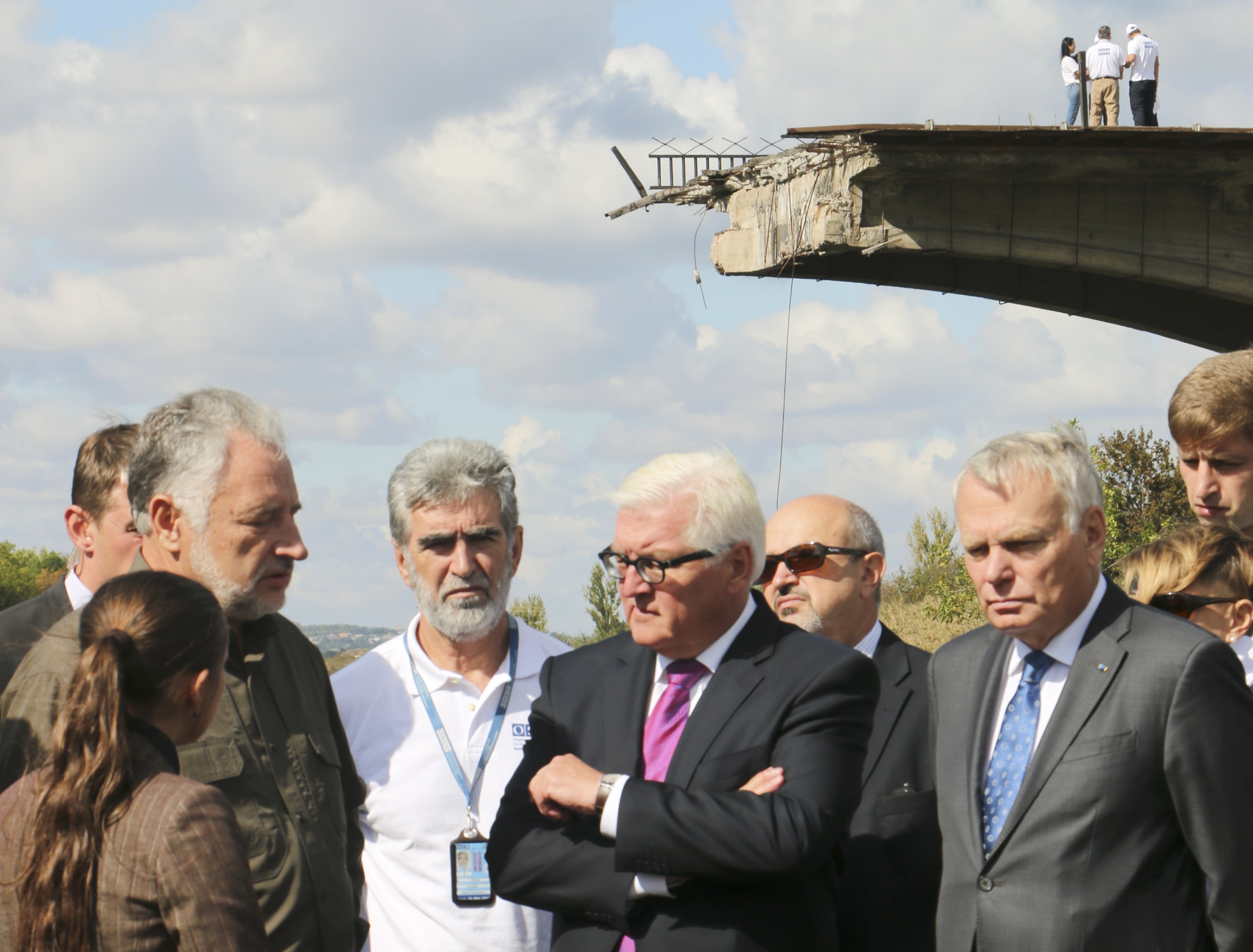 Οι υπουργοί Εξωτερικών Γαλλίας και Γερμανίας στην ανατολική Ουκρανία