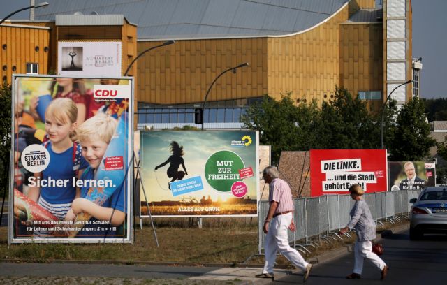 Γερμανία: Συνασπισμό τριών κομμάτων στο Βερολίνο δείχνει δημοσκόπηση