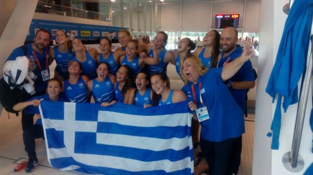 Χάλκινο η εθνική νέων γυναικών πόλο στο Ευρωπαϊκό της Χάγης