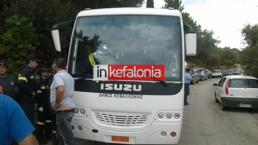 Οδηγός λεωφορείου πέθανε την ώρα που οδηγούσε